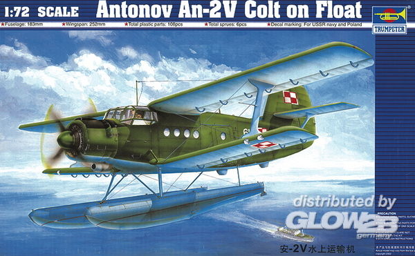 1/72 Antonov - AN-2V - Trumpeter 1:72 Antonov An-2M Colt Wasserflugzeug