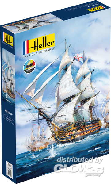 STARTER KIT HMS Victory - Heller 1:100 STARTER KIT HMS Victory
