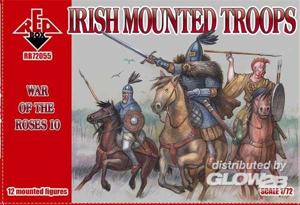 Irish mounted troops,War of t - Red Box 1:72 Irish mounted troops,War of the Roses 10