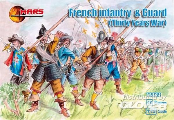 French Infantry & guard - Mars Figures 1:72 French Infantry & guard