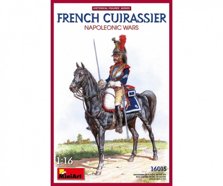 French Cuirassier Napoleonic - 1:16 Fig. Fran. Kürassier Napol. Kriege