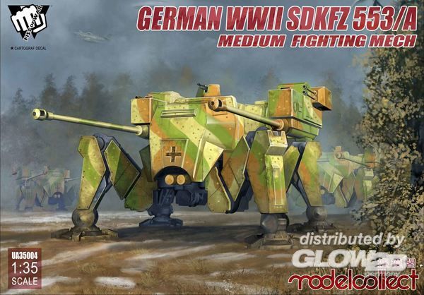 Fist of War German WWII sdkfz - Modelcollect 1:35 Fist of War German WWII sdkfz 553/A medium fighting Mech