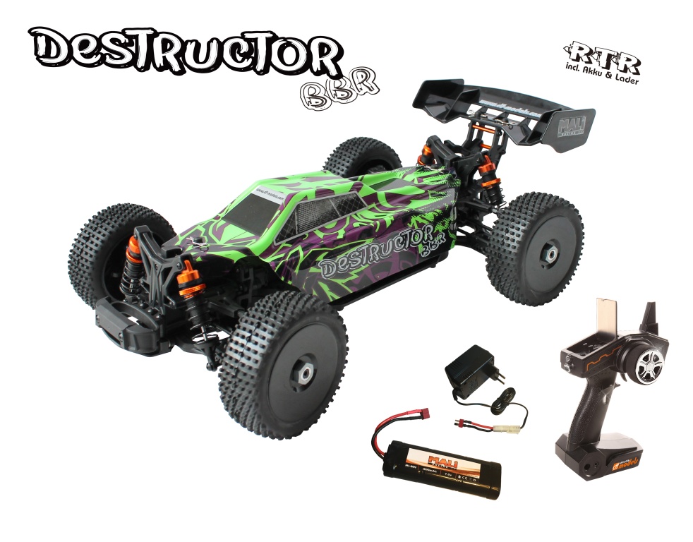 Destructor BBR 1:8 Buggy brus - brushless  RTR