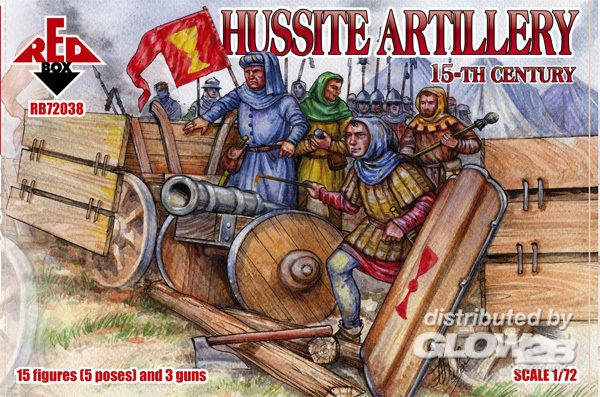 Hussite artillery, 15. centur - Red Box 1:72 Hussite artillery, 15. century