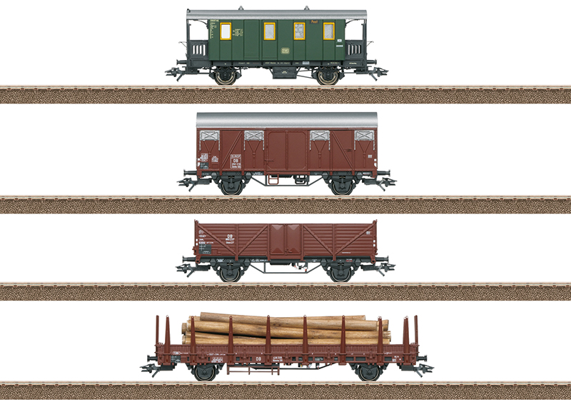 Güterwagen-Set DB - Güterwagen-Set Nebenbahn