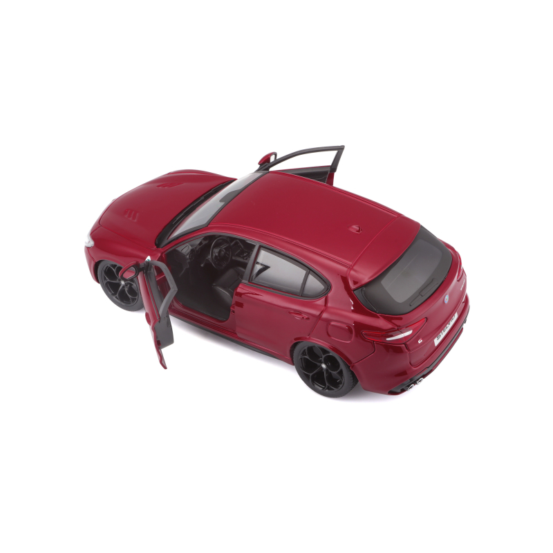 BB 1:24 Alfa Romeo Stelvio (2 - Bburago 1:24 Alfa Romeo Stelvio (2017), rot
