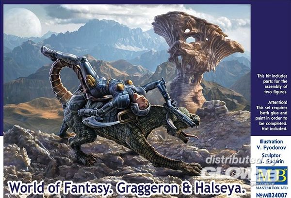 World of Fantasy.Graggeron & - Master Box Ltd. 1:24 World of Fantasy.Graggeron & Halseya