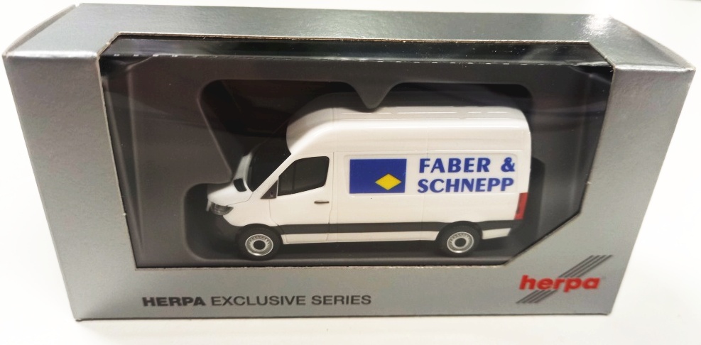 MB Sprinter"FABER & SCHNEPP" - Sonderauflage Exklusiv für Bastler Zentrale Lonthoff - 1:87 / HO Kleinstauflage / Mercedes Benz Sprinter 2018