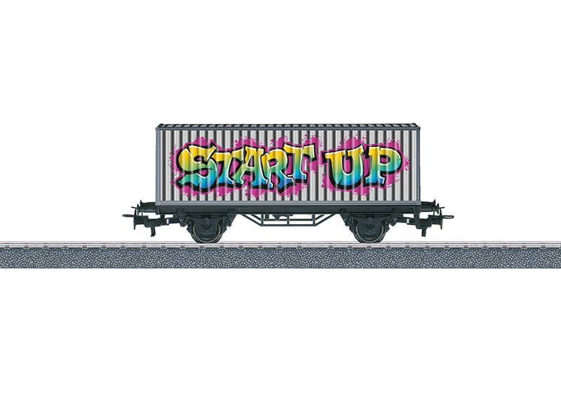Containerwagen Graffiti - Märklin Start up - Containerwagen Graffiti