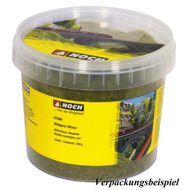 Wildgras, dunkelgrün, 6 mm - Vorteile der Dosen-Verpackungen:Stapelbar - für mehr OrdnungWieder