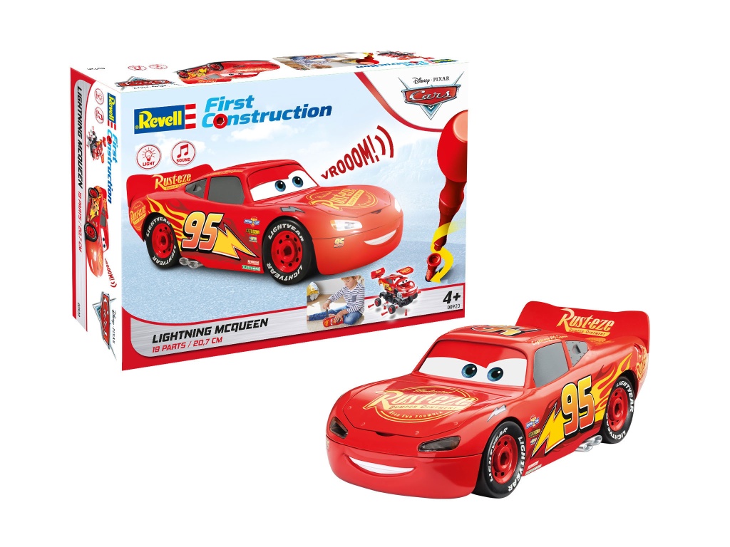 Lightning McQueen Disney Cars - Lightning McQueen Disney Cars Auto mit Licht&Sound
