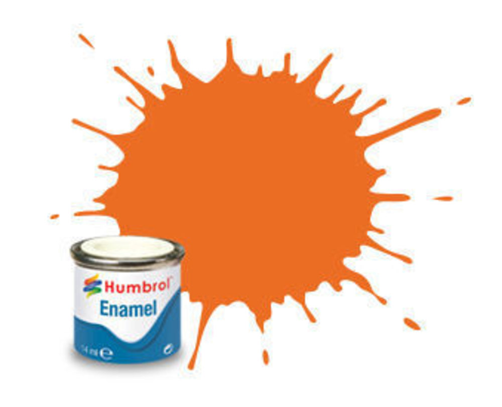 Humbrol 018*** Orange, Glänze - Humbrol Zubehör Farben