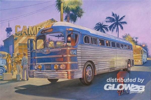 1947 PD-3701 Silverside Bus - Roden 1:35 1947 PD-3701 Silverside Bus
