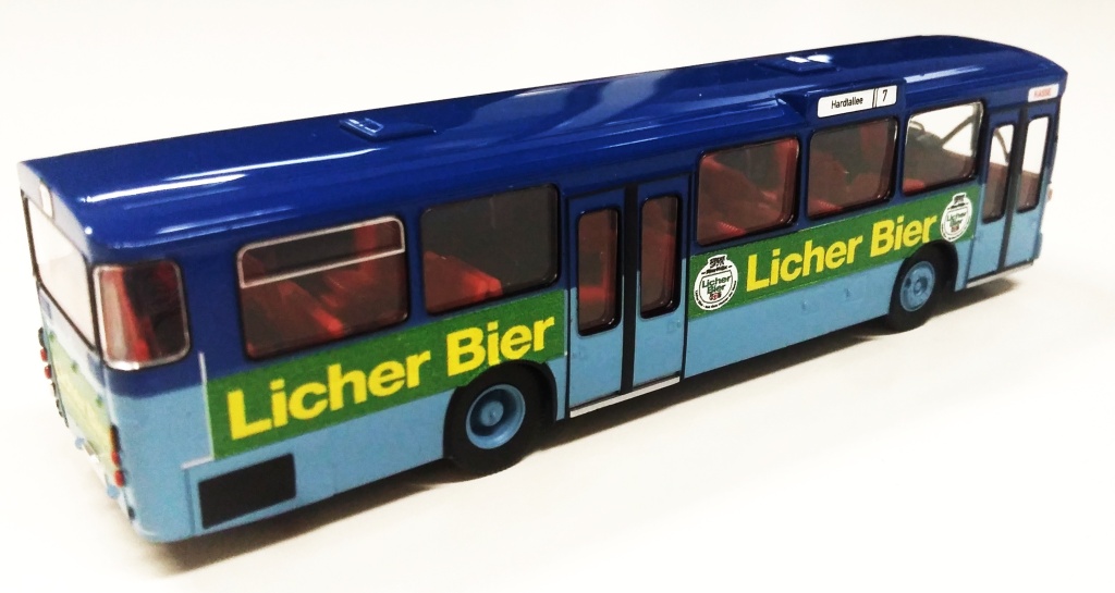 MercedesBenz O305"LicherBier" - Sonderauflage Exklusiv für Bastler Zentrale Lonthoff - 1:87 / HO Kleinstauflage / Mercedes Benz Bus O 305 / Nach Vorbildfahrzeug aus Gießen
