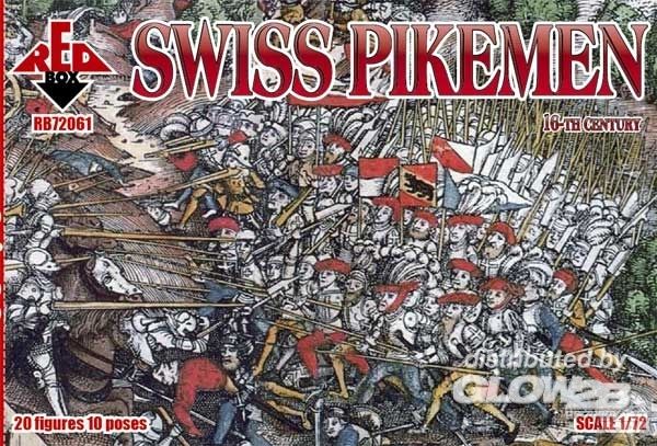 Swiss pikemen, 16th century - Red Box 1:72 Swiss pikemen, 16th century