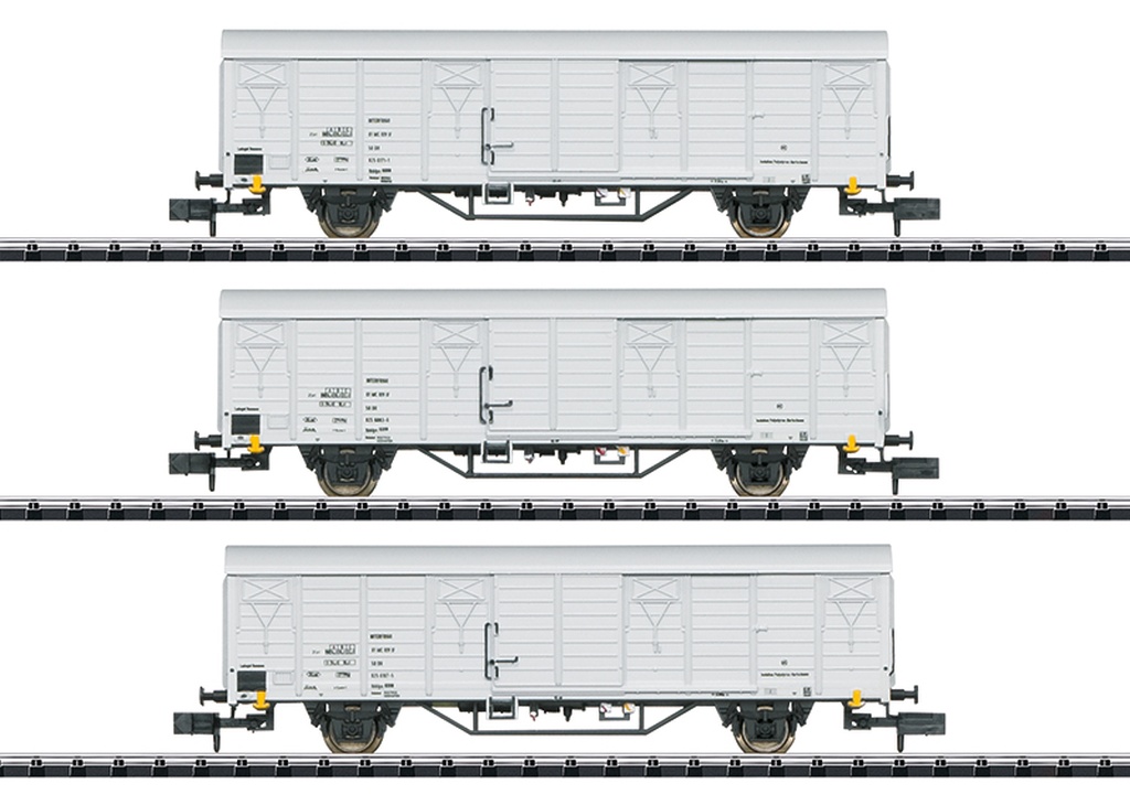 Güterwagen-Set Ibblps, DR  Ep - Spur N   Epoche IV    Bahngesellschaft DR