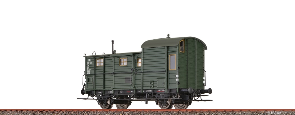 H0 PWG Pwg 12 DB III - H0 Güterzuggepäckwagen Pwg DB