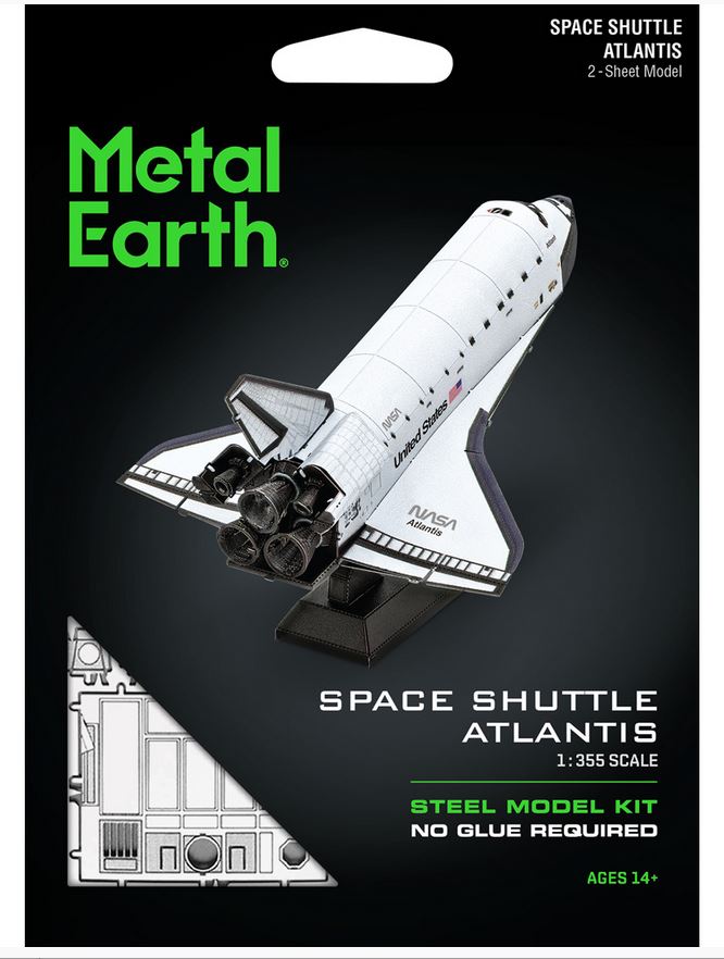 Metal Earh: Space Shuttle Atl - Metal Earth: Space Shuttle Atlantis (colored)
