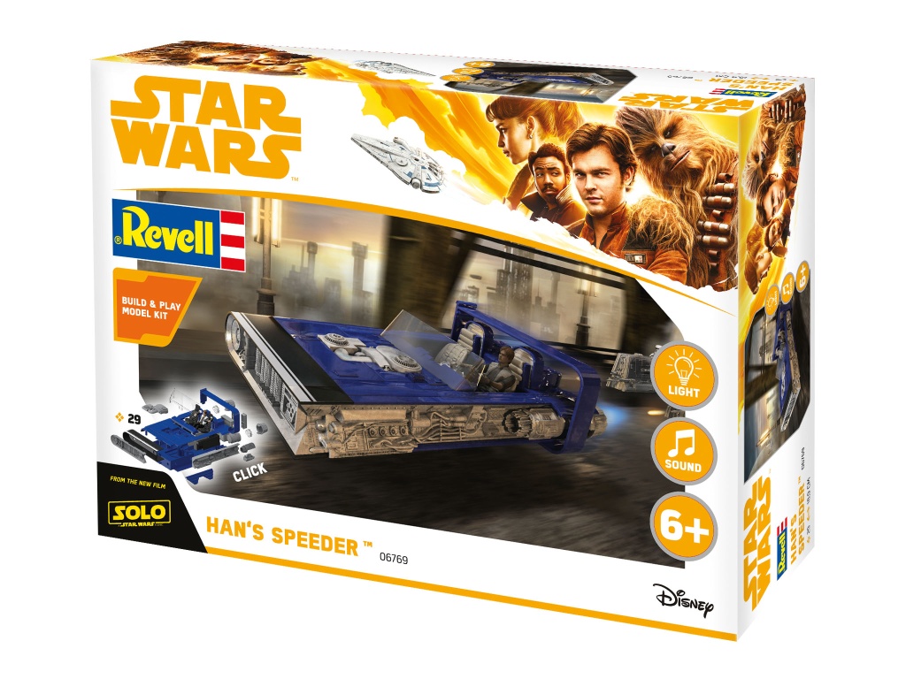 Star Wars Han´s Speeder H-68 - REVELL Star Wars New Item C Han Solo