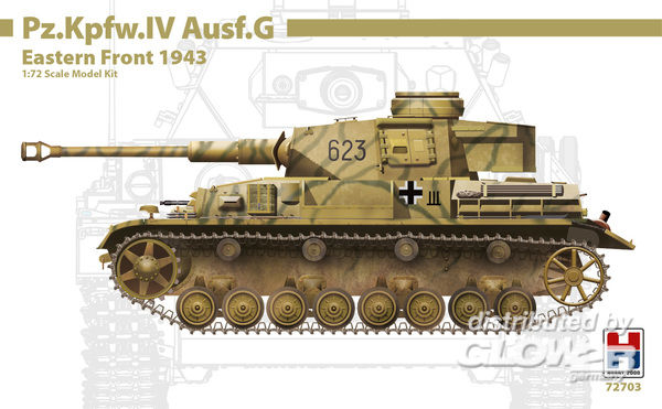 Pz.Kpfw.IV Ausf.G Eastern Fro - Hobby 2000 1:72 Pz.Kpfw.IV Ausf.G Eastern Front 1943