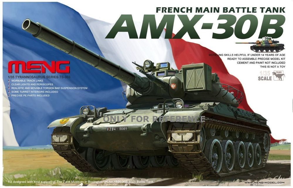 French AMX-30B Main Battle Ta - MENG-Model 1:35 French AMX-30B Main Battle Tank