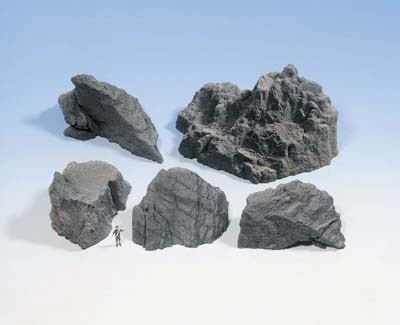 Struktur-Felsstücke Granit - Inhalt: 5 Stück