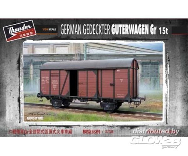 German Gedeckter Güterwagen G - Thundermodels 1:35 German Gedeckter Güterwagen Gr type 15t