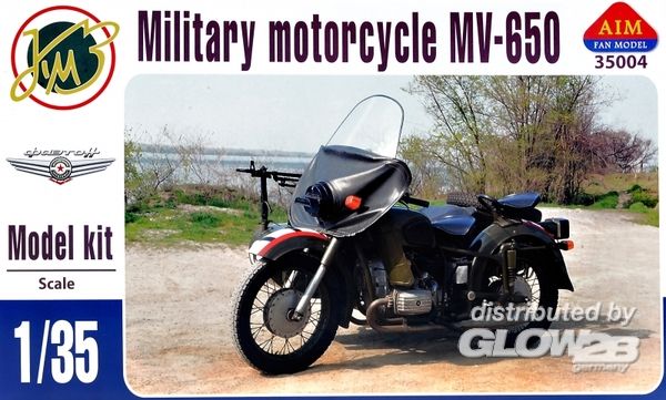 MV-650 military motorcycle - AIM -Fan Modell 1:35 MV-650 military motorcycle