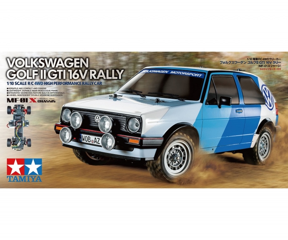 1:10 RC VW Golf Mk2 Gti 16V R - 1:10 RC VW Golf II GTI 16V Rally MF-01X
