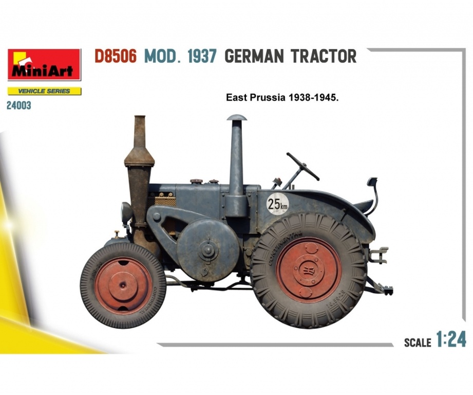 German Tractor D8506 Mod. 193 - 1:24 Dt. Traktor D8506 Mod. 1937
