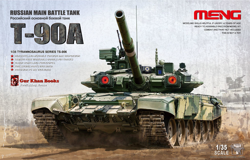 Russian Main Battle Tank T90A - MENG-Model 1:35 Russian Main Battle Tank T-90A