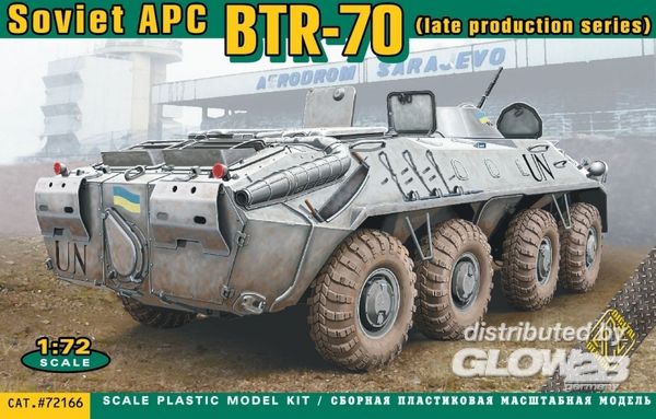 BTR-70 Soviet armored personn - ACE 1:72 BTR-70 Soviet armored personnel carrier late prod.