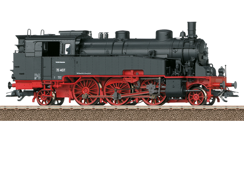 Tenderlok BR 75.4 DB - Dampflokomotive Baureihe 75.4