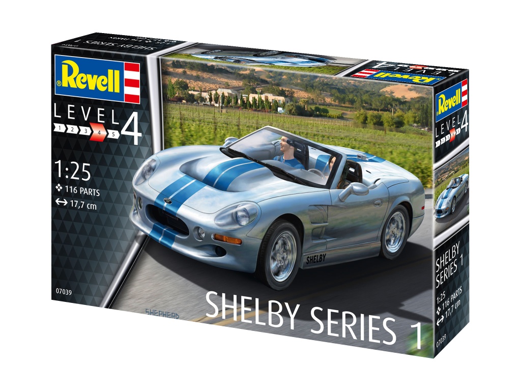 Shelby Series I - Maßstab 1:25   Alterempfehlung ab 12 Jahre  Einzelteile 116