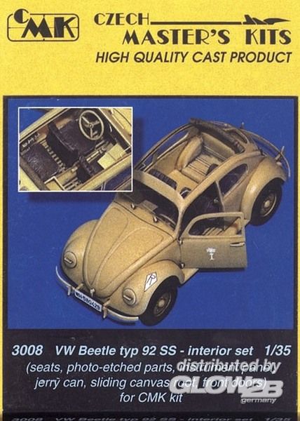 Volkswagen type 92 SS Interio - CMK  Volkswagen type 92 SS Interior set