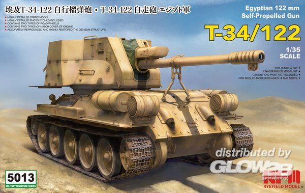 T-34/122 Egyptian - Rye Field Model 1:35 T-34/122 Egyptian