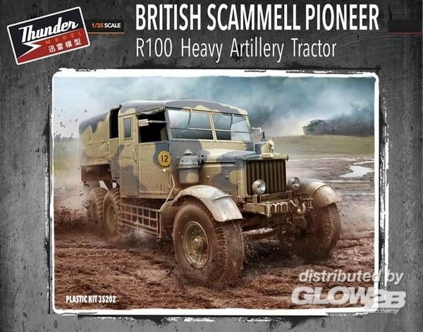 British Scammell Pioneer R100 - Thundermodels 1:35 British Scammell Pioneer R100 artillery Tractor