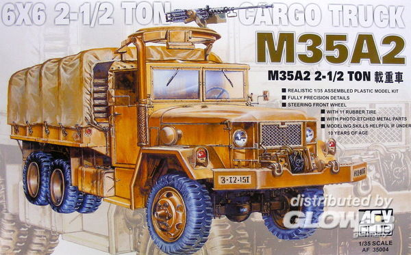 M35A2 2 1/2T Cargo Truck (RE- - AFV-Club 1:35 M35A2 2 1/2T Cargo Truck (RE-Produktion)