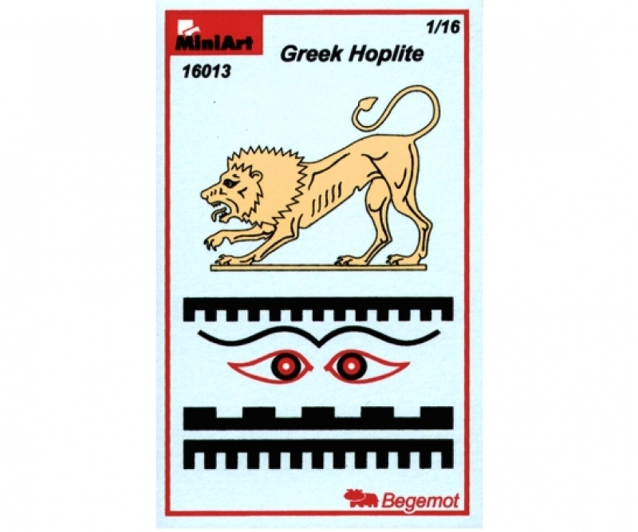 Griechischer Hoplit IV. Jhdt. - 1:16 Fig. Griech. Krieger 4.Jh v.Chr.