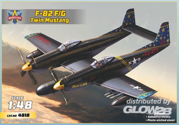 F-82F/G "Twin Mustang" (4 cam - Modelsvit 1:48 F-82 F/G Twin Mustang