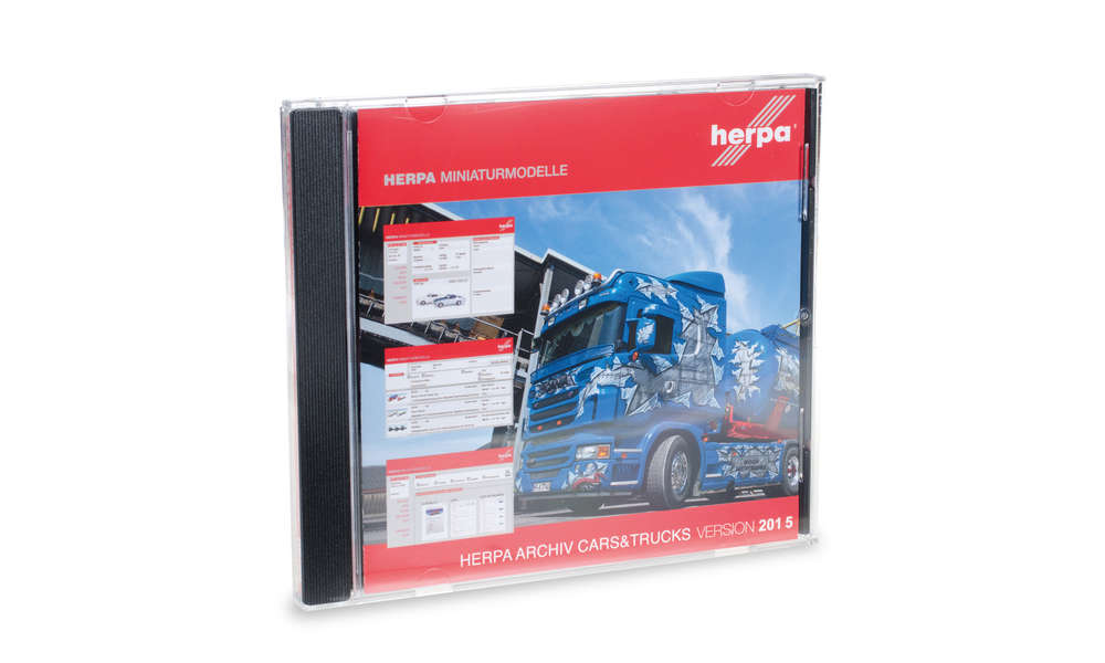 Herpa Archiv-DVD 1978-2013V.1 - Cars und Trucks