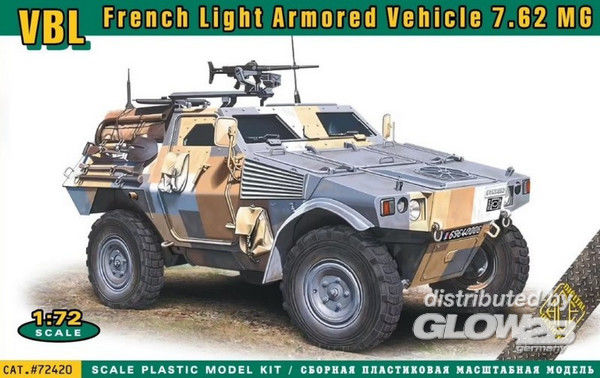 VBL French Light Armored Vehi - ACE 1:72 VBL French Light Armored Vehicle 7.62MG