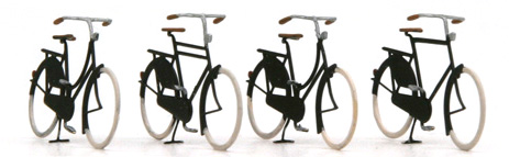 Fahrräder ALT - 1:160  Fertigmodell aus Ätzteilen, lackiert