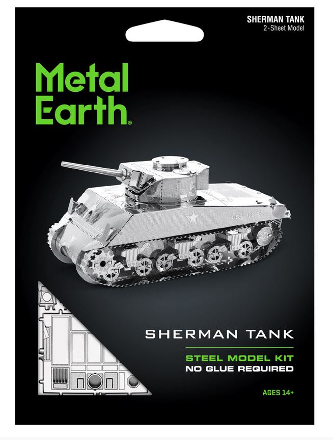 Metal Earh: Sherman Panzer - Metal Earth: Sherman Tank