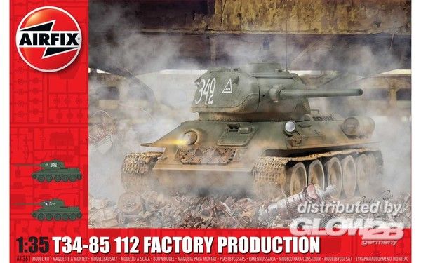 T34/85 II2 Factory Production - Airfix 1:35 T34/85 II2 Factory Production