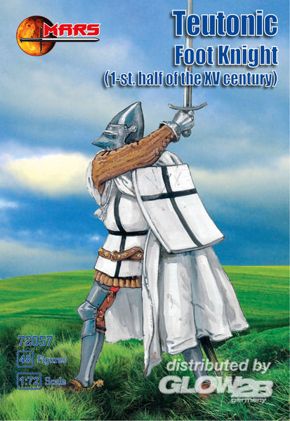 Teutonic Foot Knight I half o - Mars Figures 1:72 Teutonic Foot Knight I half of XV centur