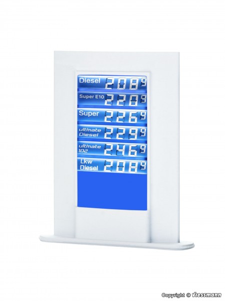 H0 ARAL LCD Preisanzeige, zwe - H0 ARAL LCD Preisanzeige, zweiseitig