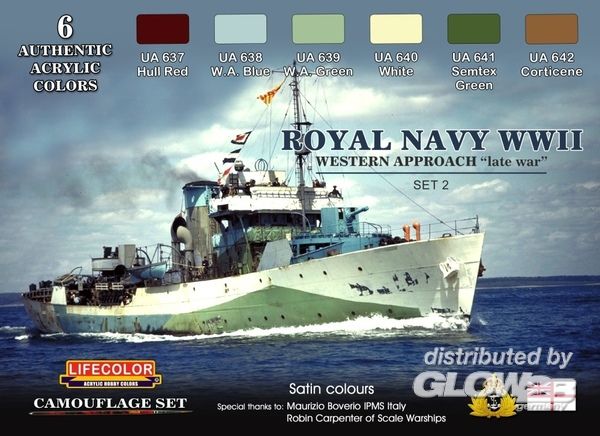 Royal Navy WWII Western Appro - Lifecolor  Royal Navy WWII Western Approach late wa