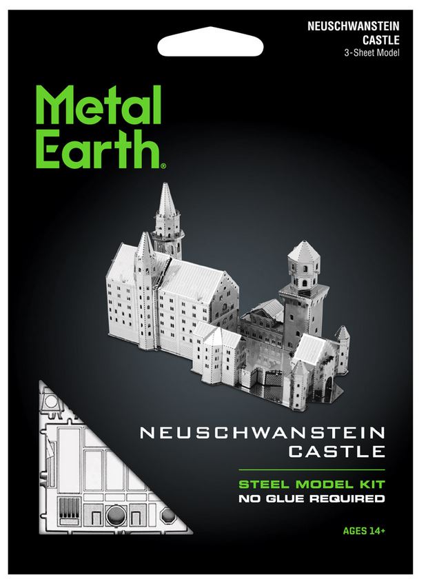 Metall Earth Neuschwanstein - Metal Earth: Schloss Neuschwanstein