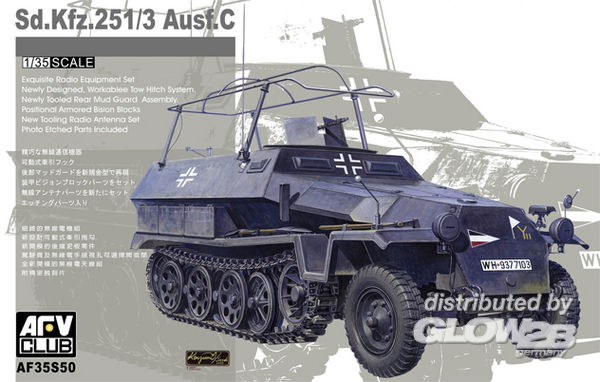 Sdkfz 251/3 Ausf. C - AFV-Club 1:35 Sdkfz 251/3 Ausf C (limited serie)